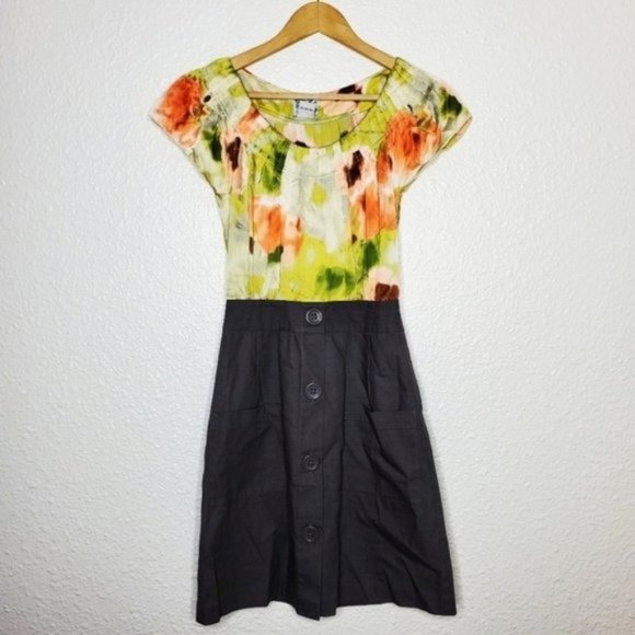 Anthropologie Dresses & Skirts - Tabitha Anthropologie Zoya Floral Silk Dress
